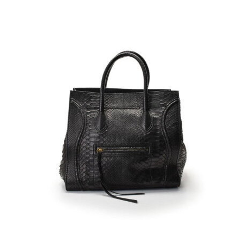 Celine Luggage Phantom Python Black - image 3
